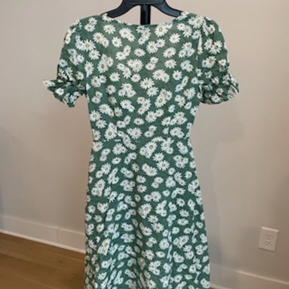 Women's Princess Polly Green Daisy Dress Size 4 - Picture 3 of 4